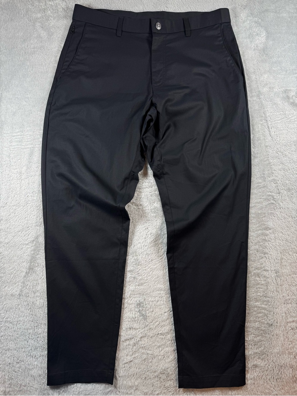NWT Fabletics High Side Chino Classic Fit Pants Black 34x32